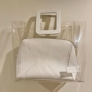 STAUD Shirley Transparent Handbag